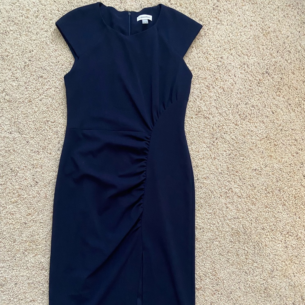 Elegant Navy Dress